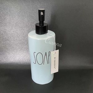 Rae Dunn Blue Soap Dispenser
